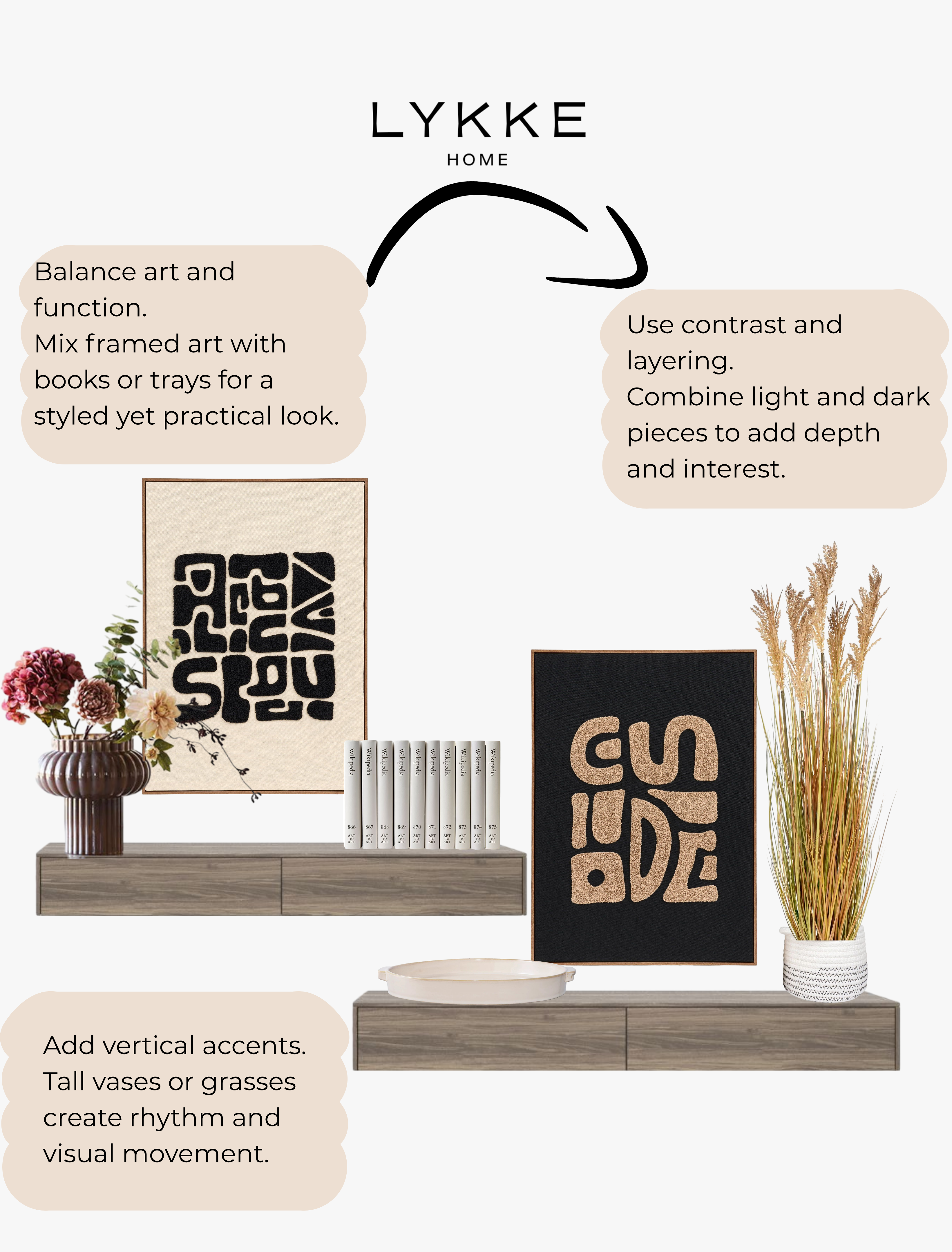 How to Style Wall Shelves in the Living Room