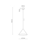 CONO S Pendant Light – Modern 1xE27