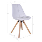 Bergen Dining Chair — White