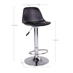 Trondheim Bar Chair — Black