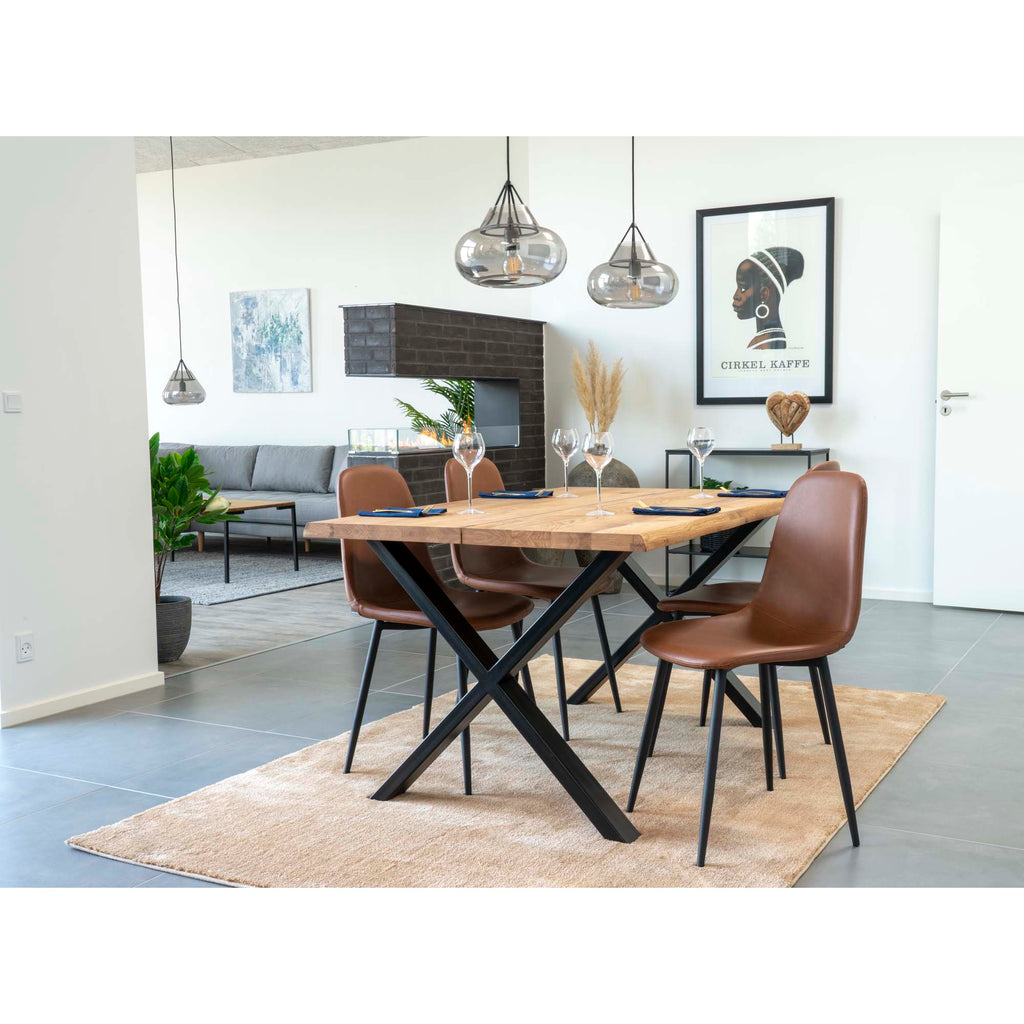 Stockholm Dining Chair — Brown