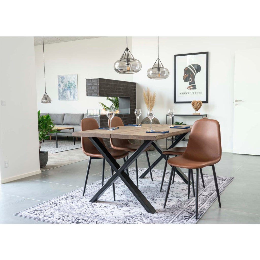 Stockholm Dining Chair — Brown