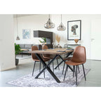 Stockholm Dining Chair — Brown