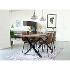 Stockholm Dining Chair — Brown