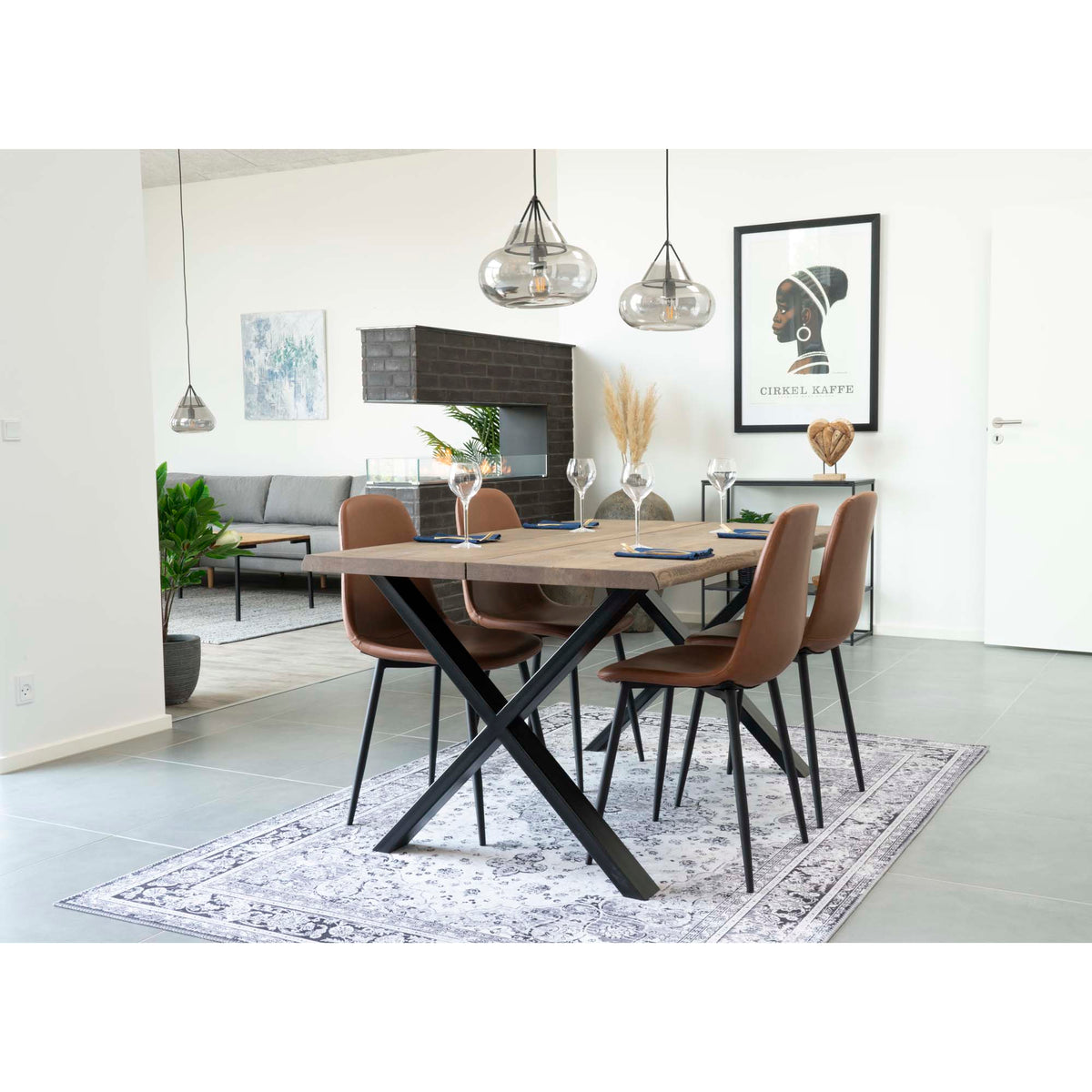 Stockholm Dining Chair — Brown