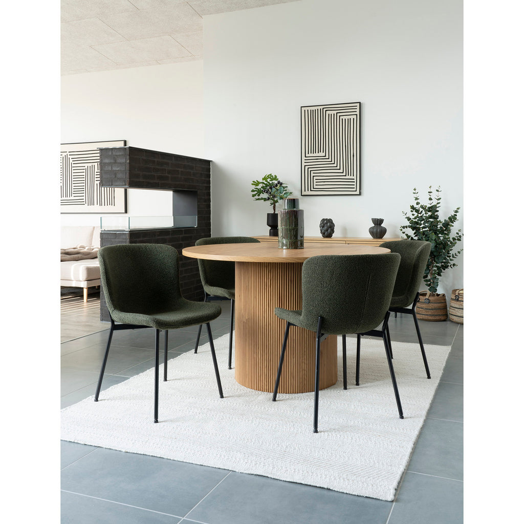 Maceda Dining Chair — Dark Green