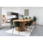 Maceda Dining Chair — Dark Green