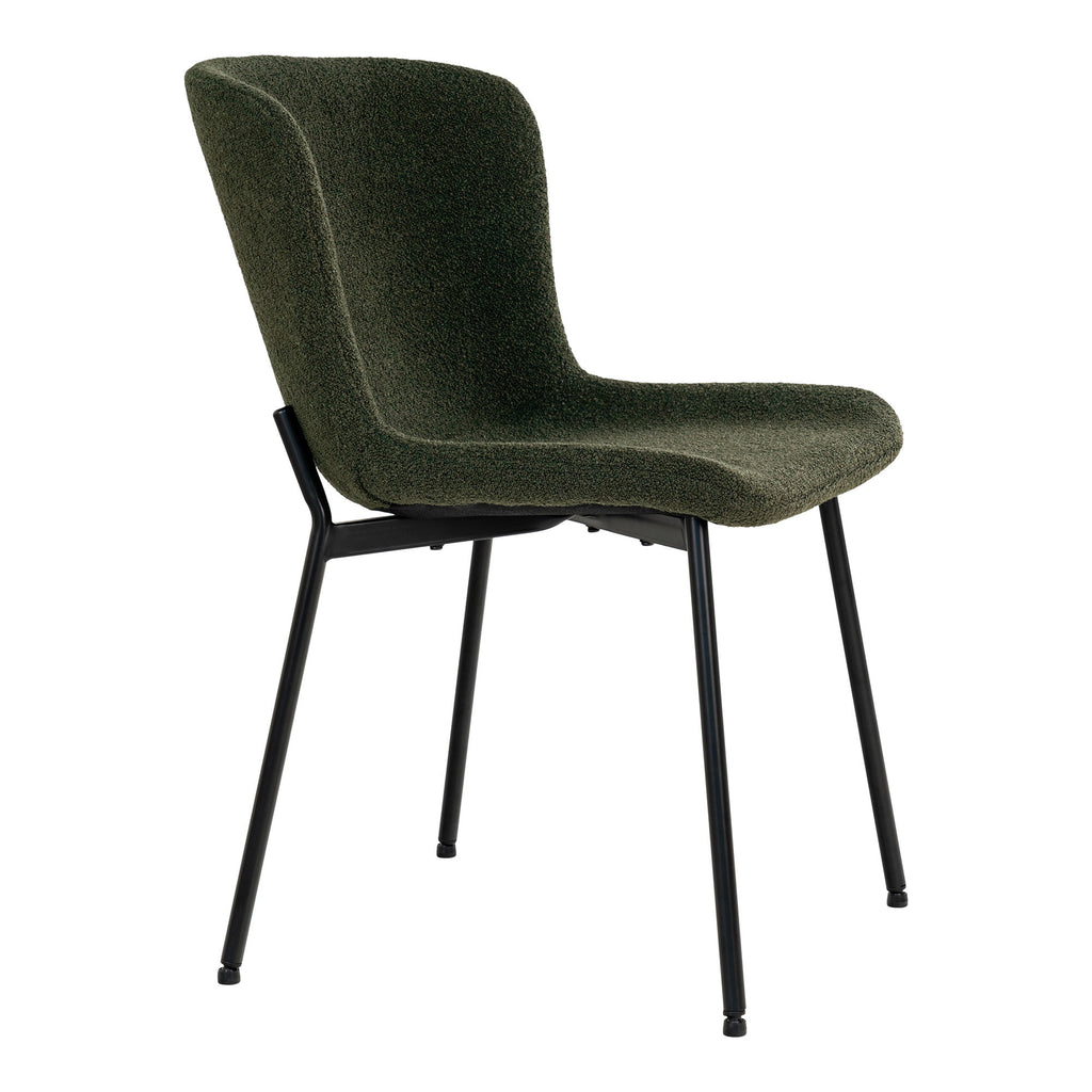 Maceda Dining Chair — Dark Green