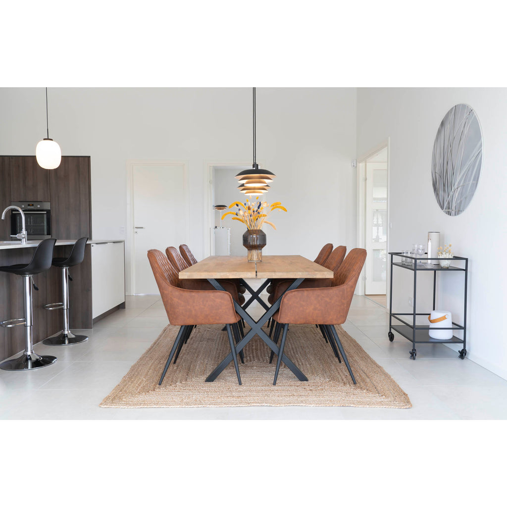 Harbo Dining Chair — Brown