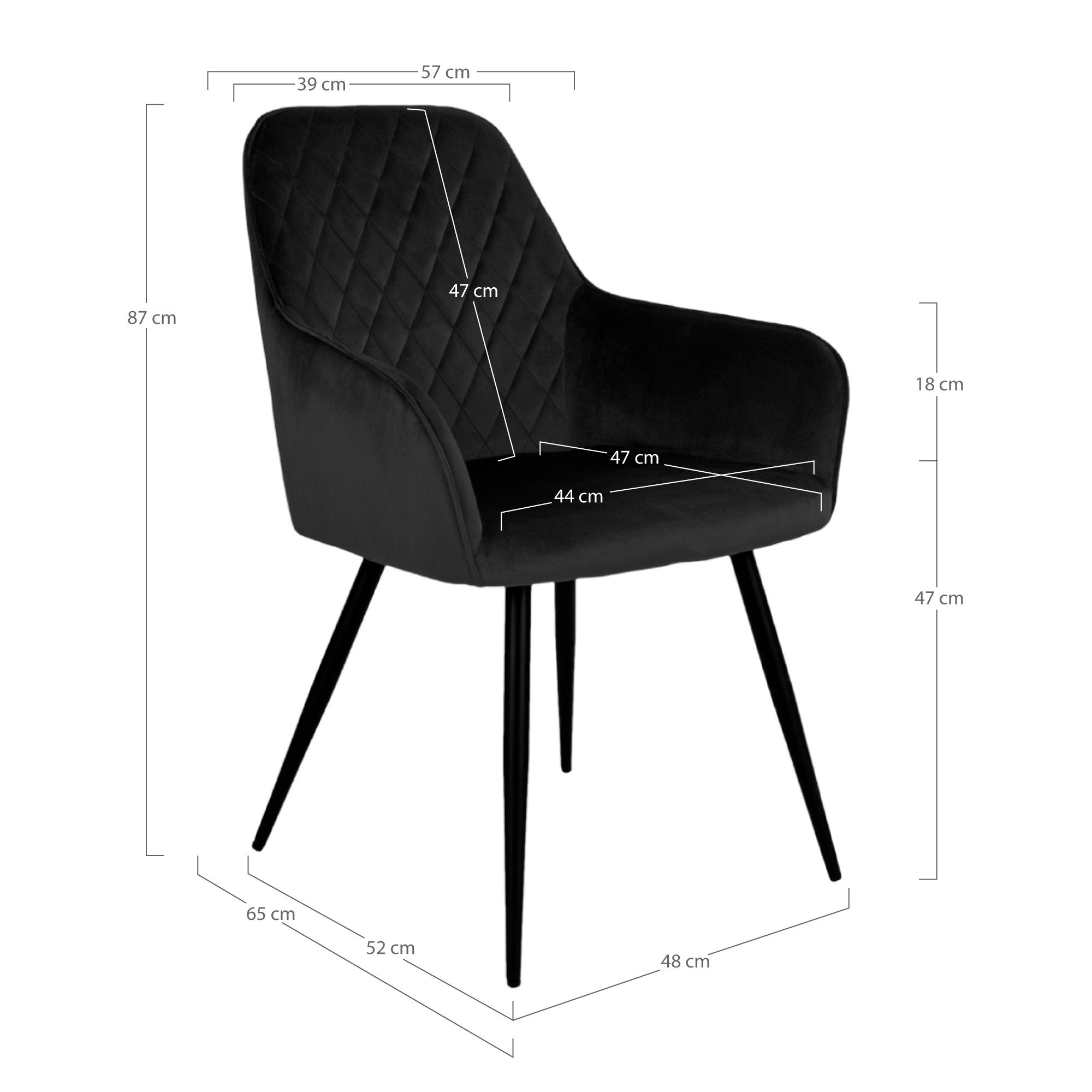 Harbo Dining Chair — Black