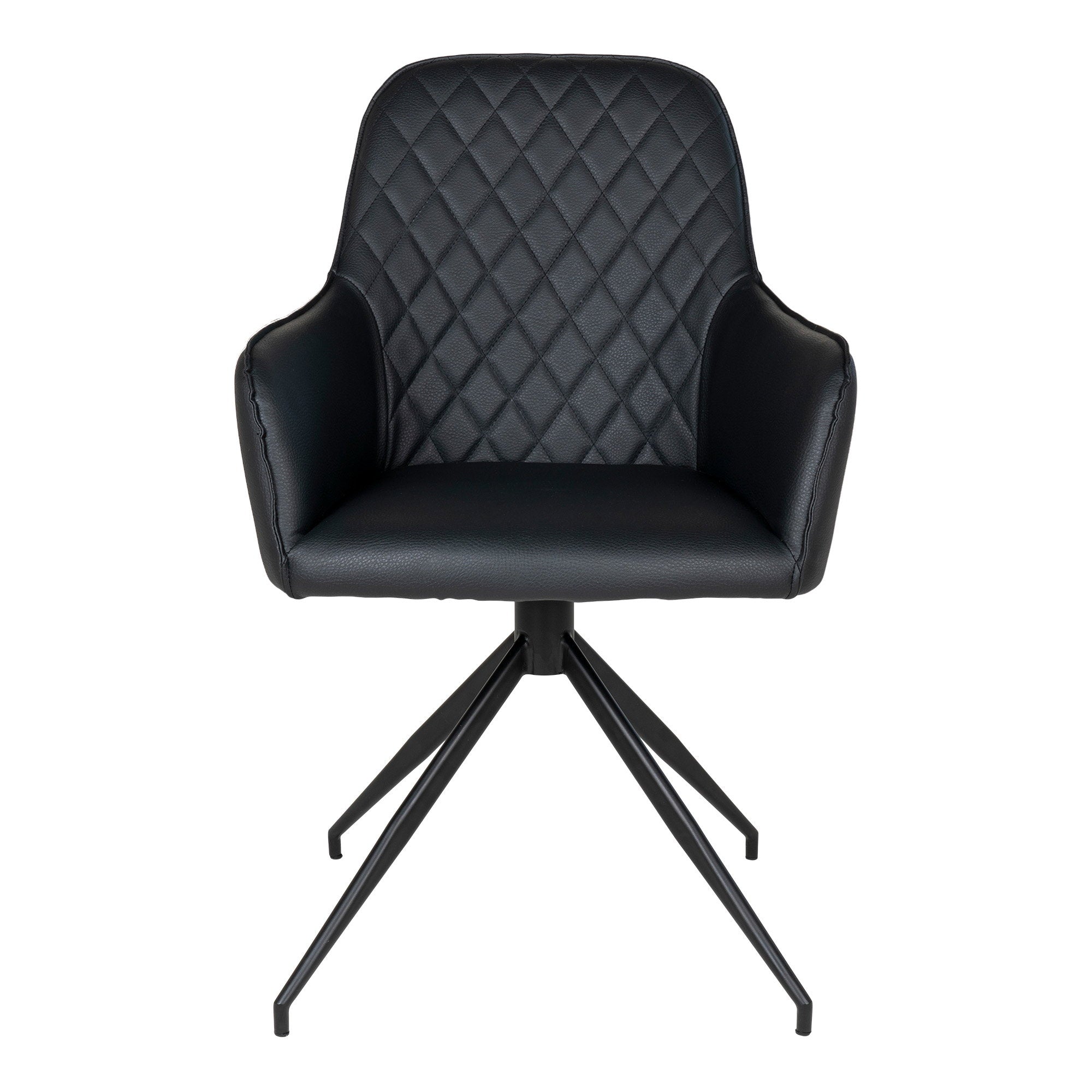 Harbo Dining Chair with swivel — Black