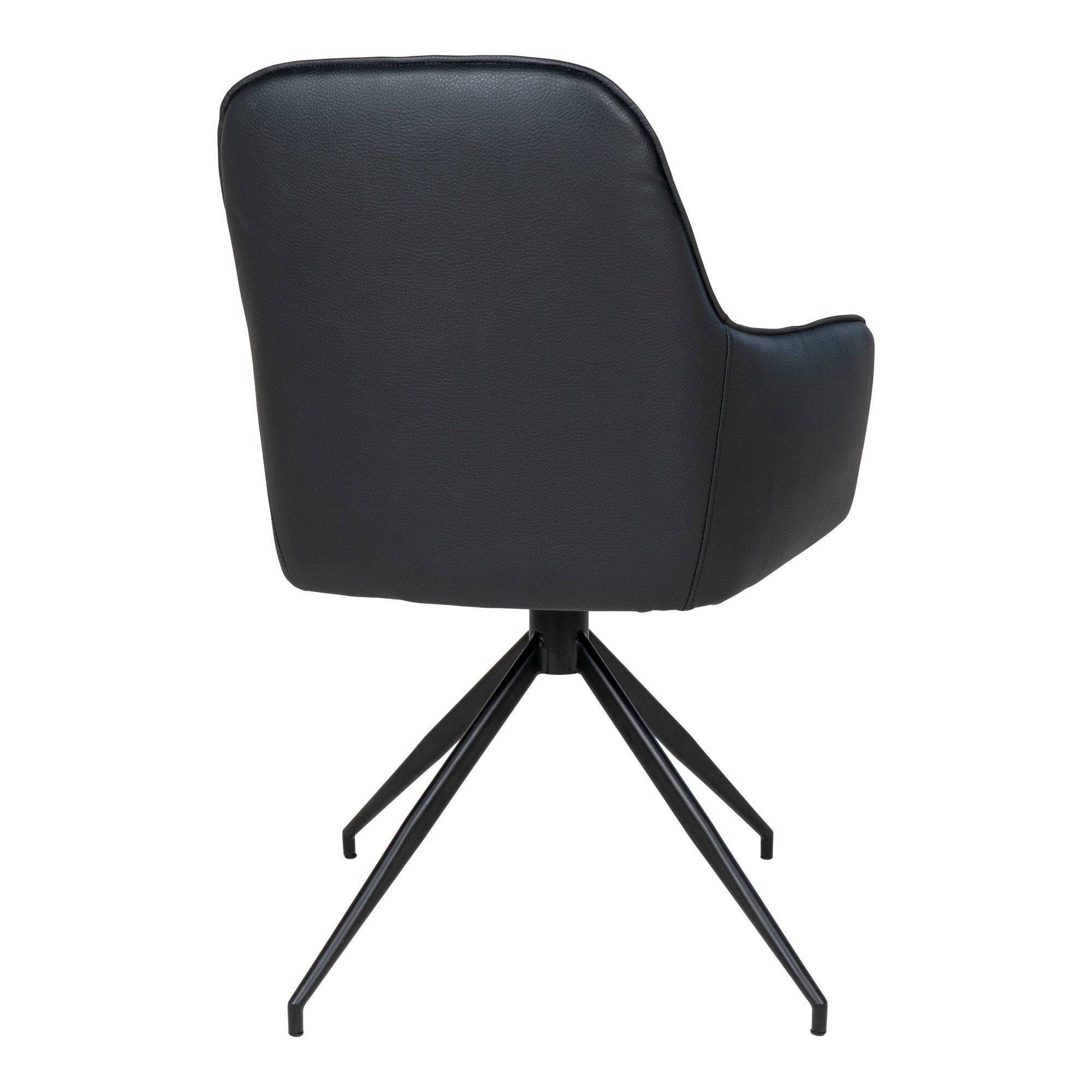 Harbo Dining Chair with swivel — Black