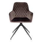 Harbo Dining Chair with swivel — Light Brown