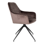 Harbo Dining Chair with swivel — Light Brown