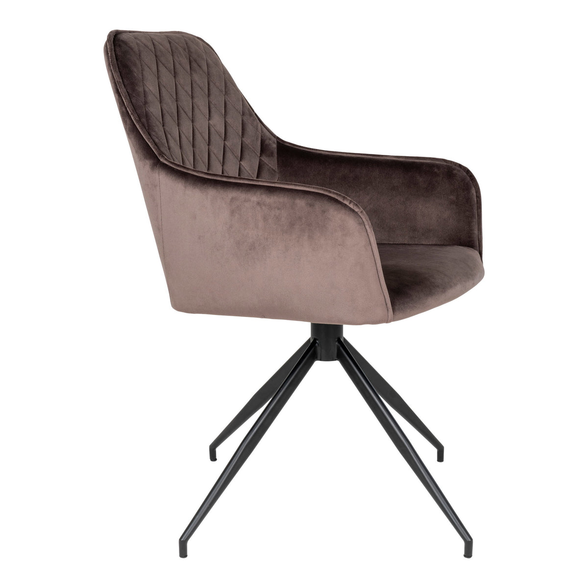 Harbo Dining Chair with swivel — Light Brown