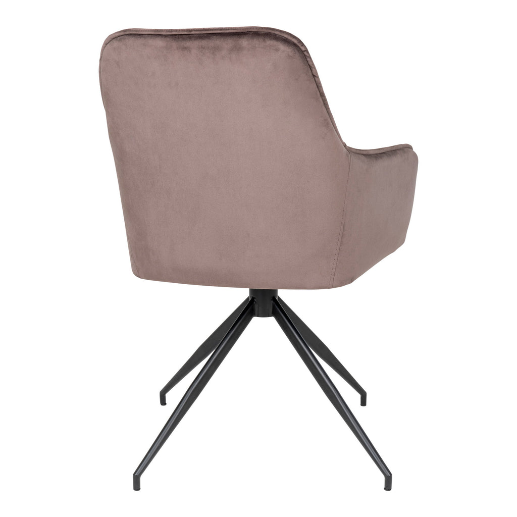 Harbo Dining Chair with swivel — Light Brown