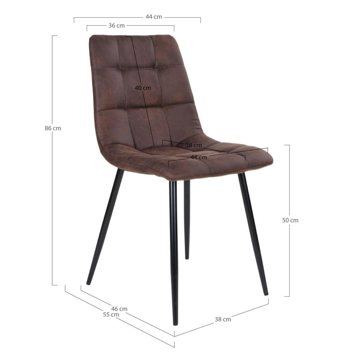 Middelfart Dining Chair — Brown