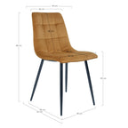 Middelfart Dining Chair — Mustard Yellow