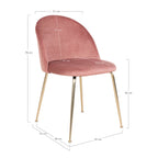 Geneve Dining Chair — Rose