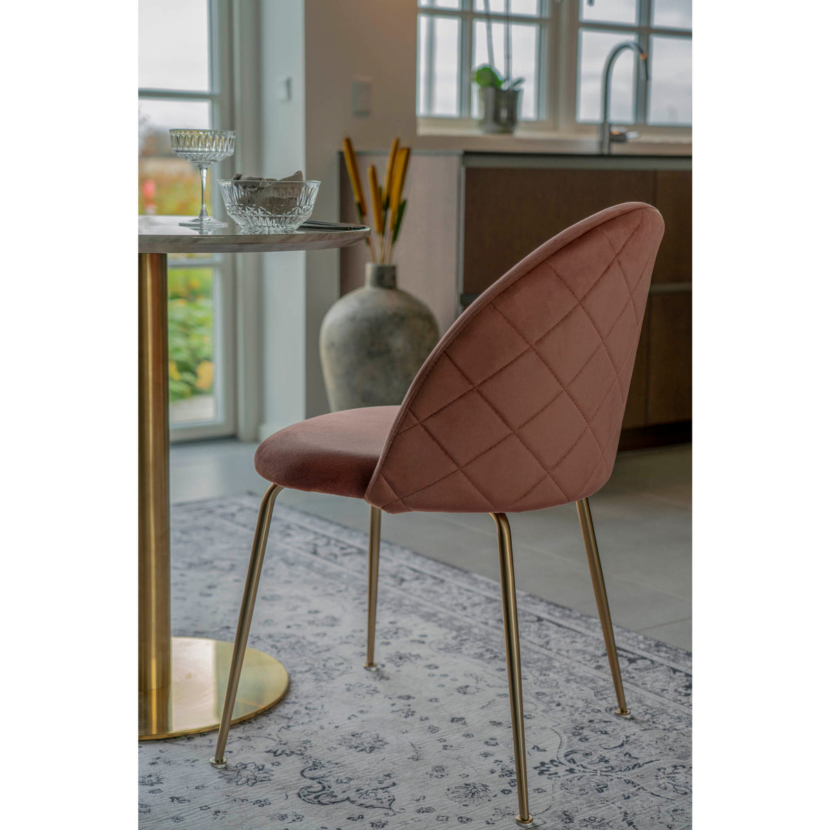 Geneve Dining Chair — Rose