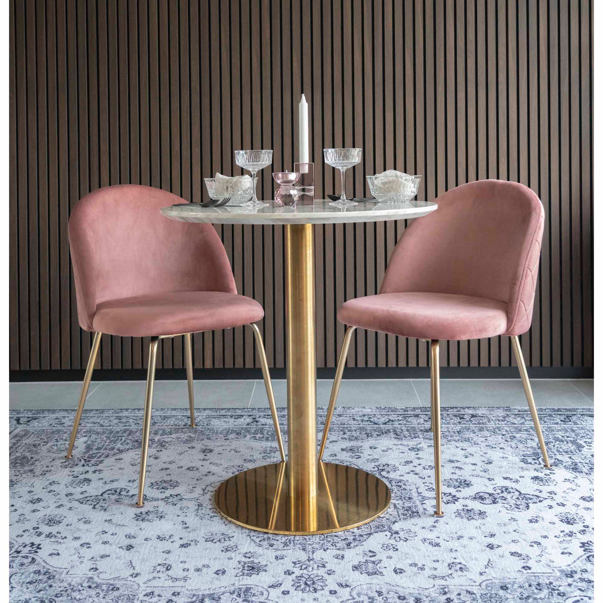 Geneve Dining Chair — Rose
