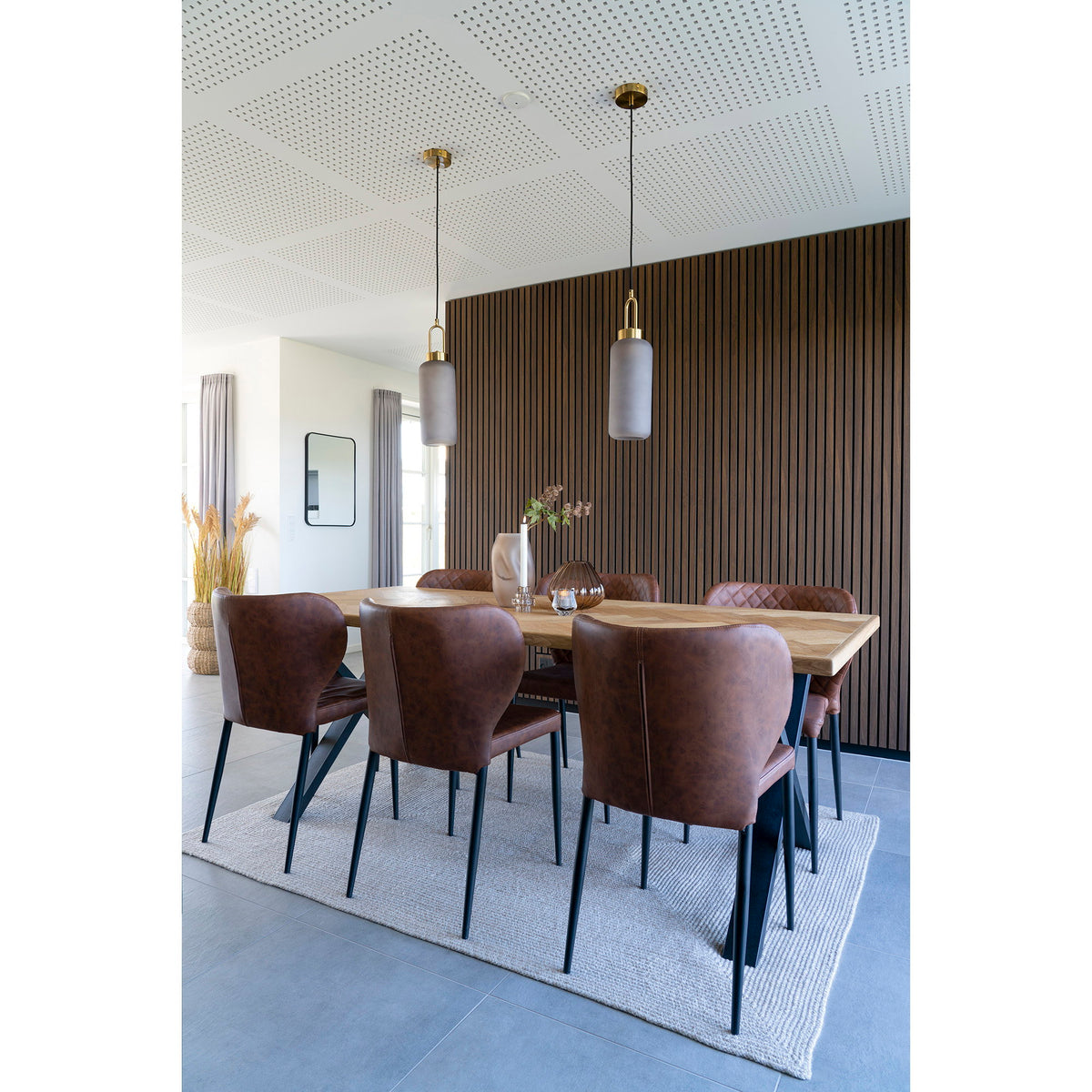Pisa Dining Chair — Brown
