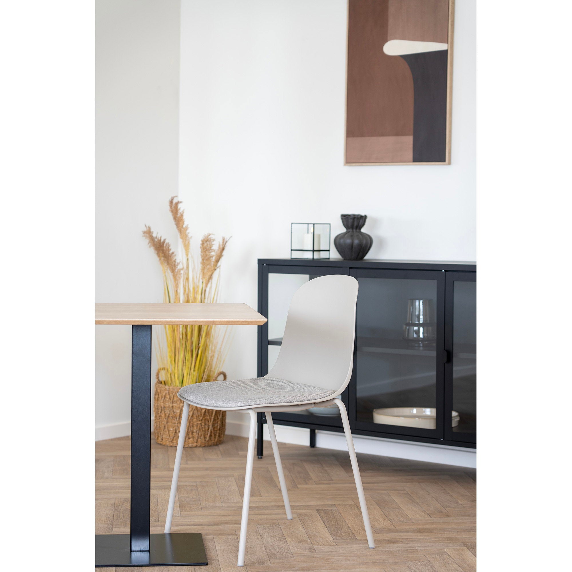 Madalena Dining Chair — Light Grey