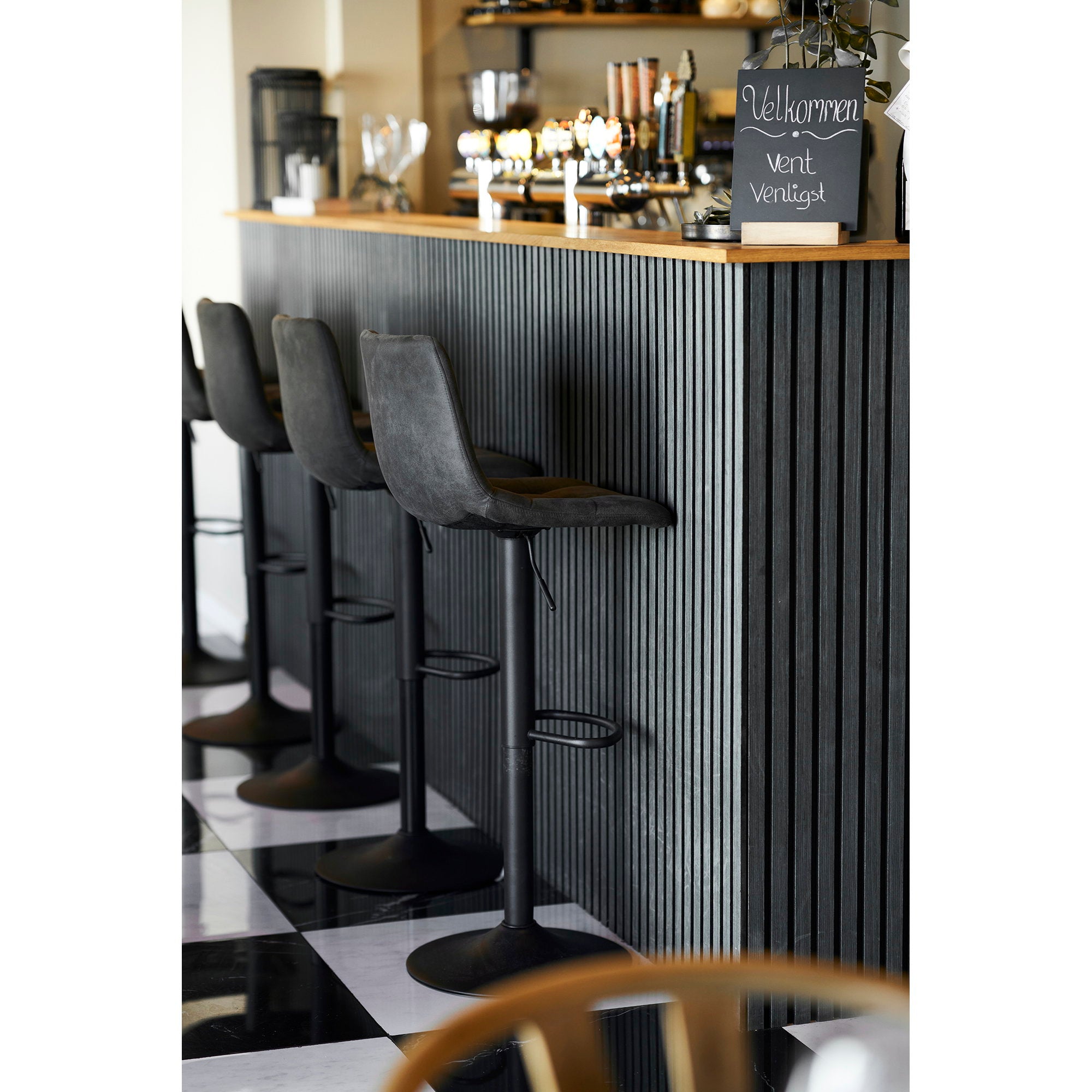 Middelfart Bar Chair — Grey