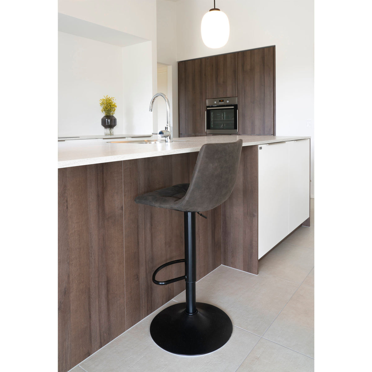Middelfart Bar Chair — Grey