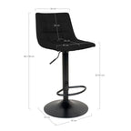 Middelfart Bar Chair — Black