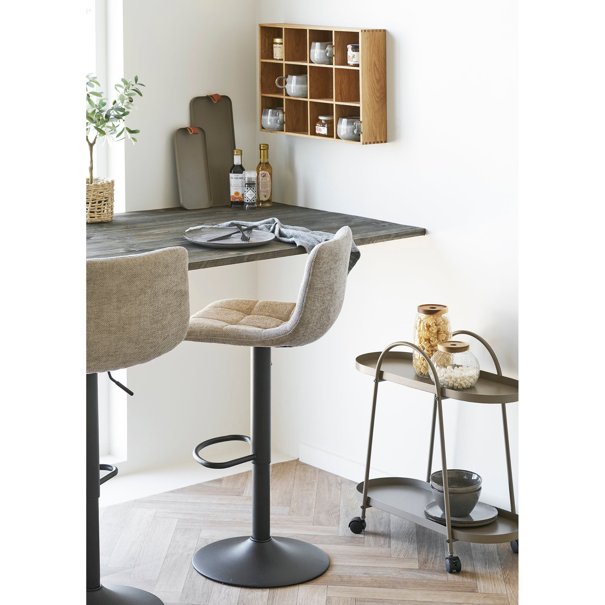 Middelfart Bar Chair — Grey