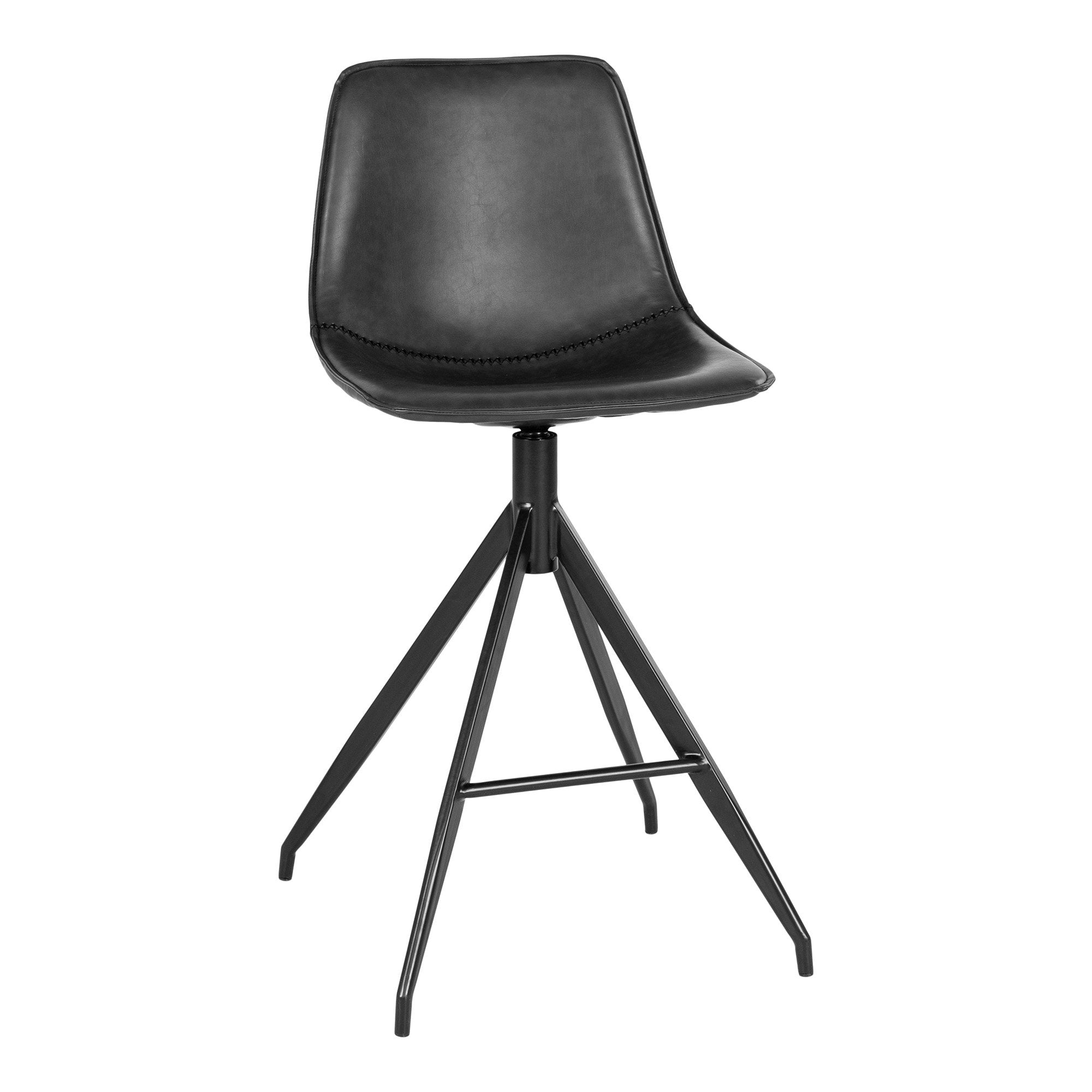 Monaco Counter Chair — Black