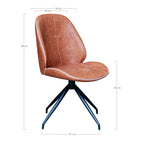 Monte Carlo Dining Chair — Brown