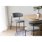 Mira Dining Chair — Light Grey