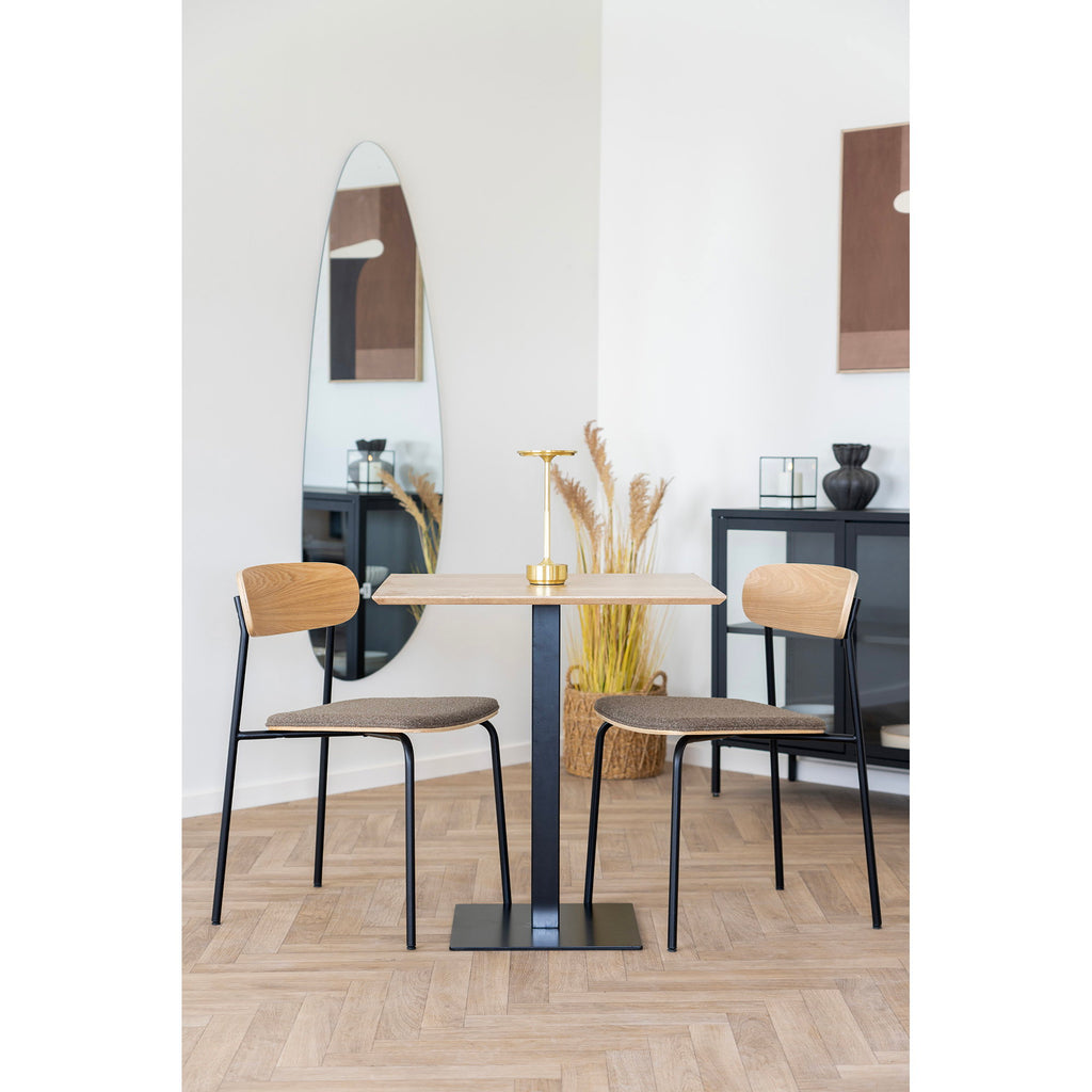Estepona Dining Chair — Nature / Brown / Black