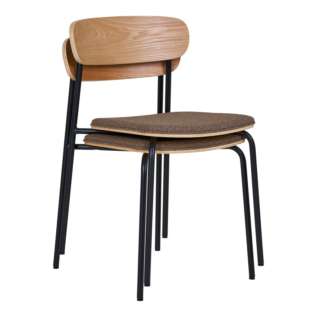 Estepona Dining Chair — Nature / Brown / Black
