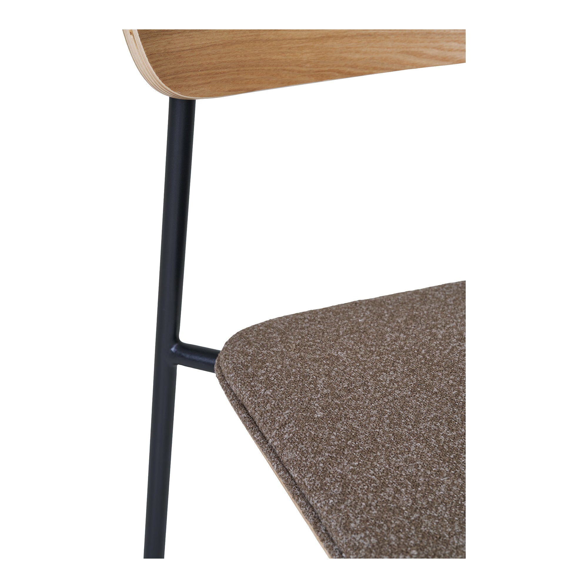 Estepona Dining Chair — Nature / Brown / Black