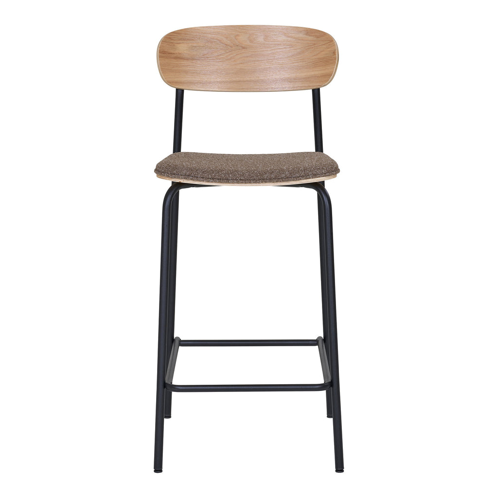 Estepona Counter Chair — Nature / Brown / Black