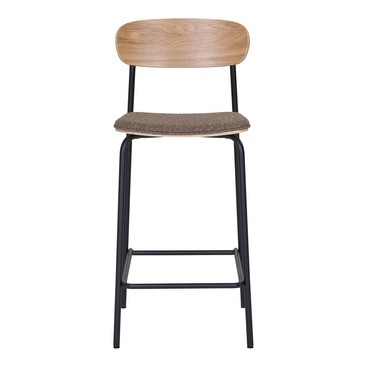 Estepona Counter Chair — Nature / Brown / Black