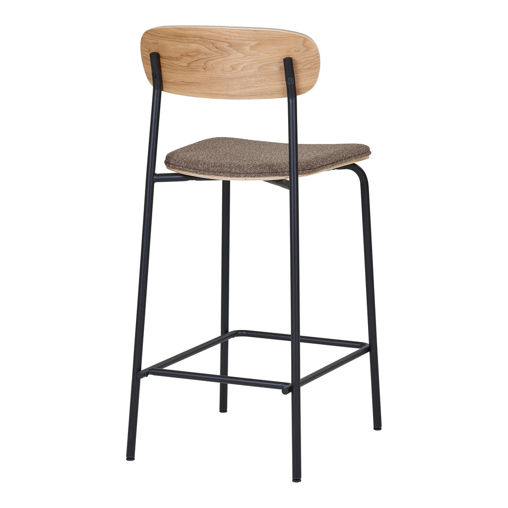 Estepona Counter Chair — Nature / Brown / Black