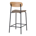Estepona Counter Chair — Nature / Brown / Black