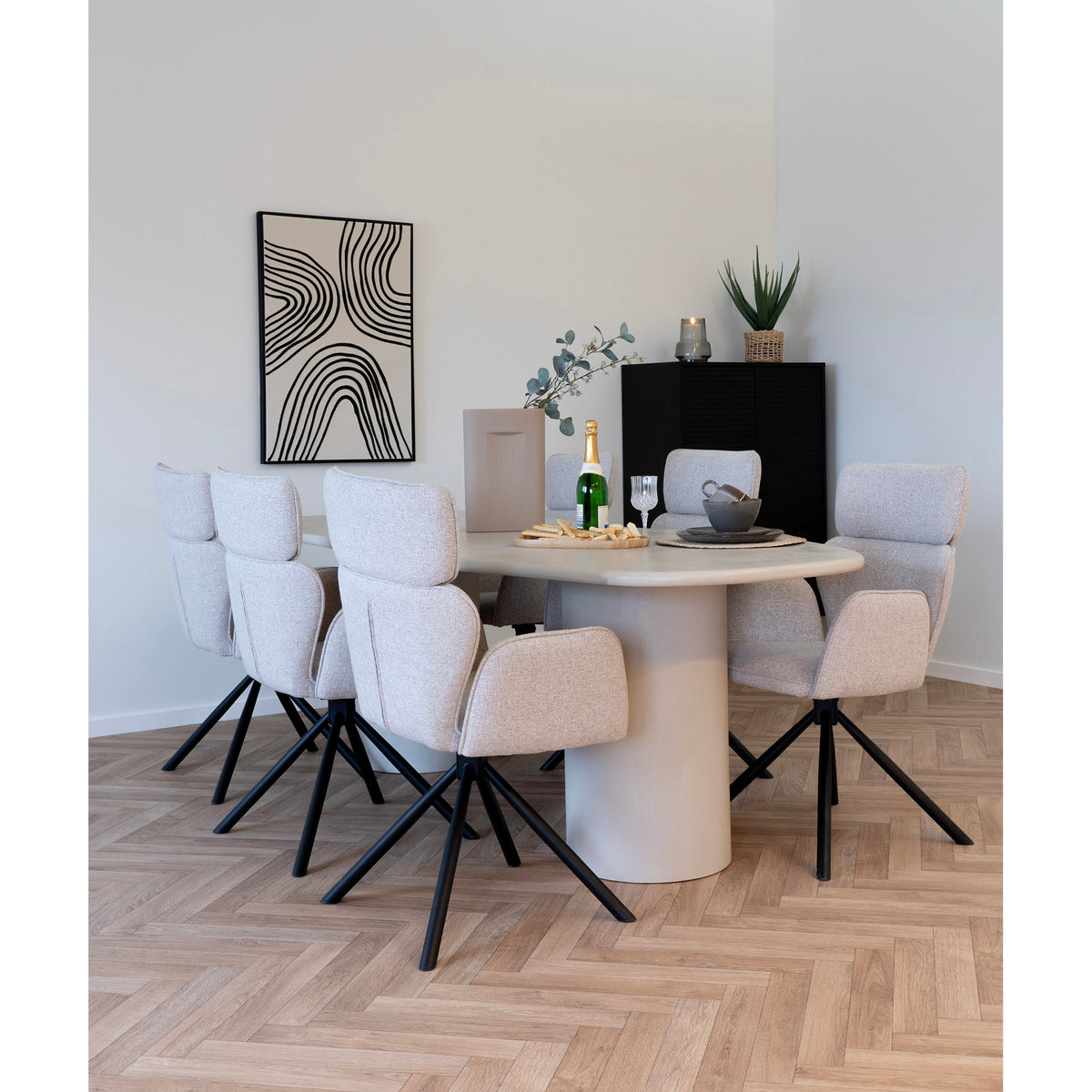 Cordoba Dining Chair — Light Grey