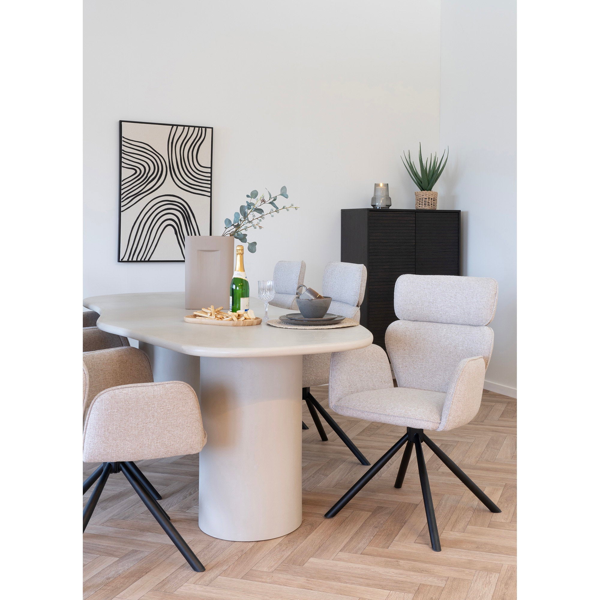 Cordoba Dining Chair — Light Grey