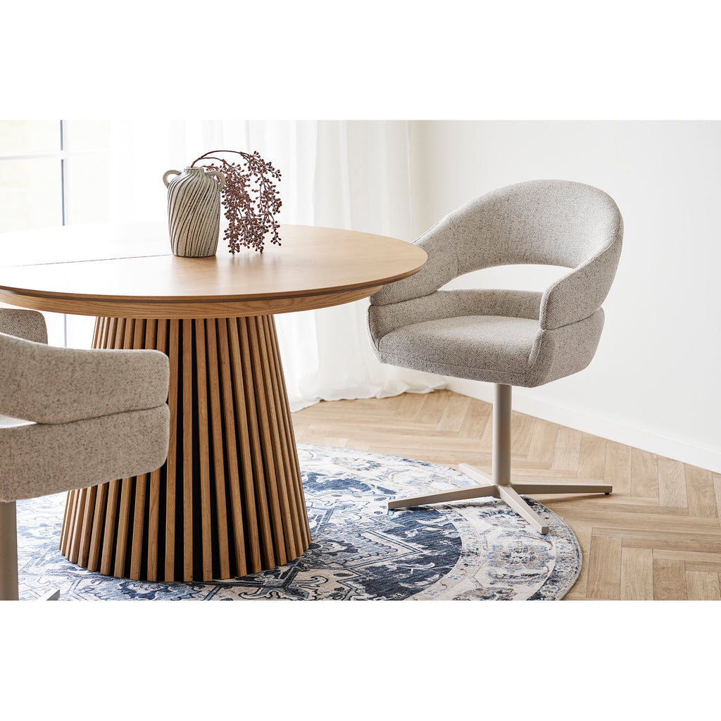 Dover Dining Chair — Beige marbled