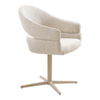 Dover Dining Chair — Beige marbled