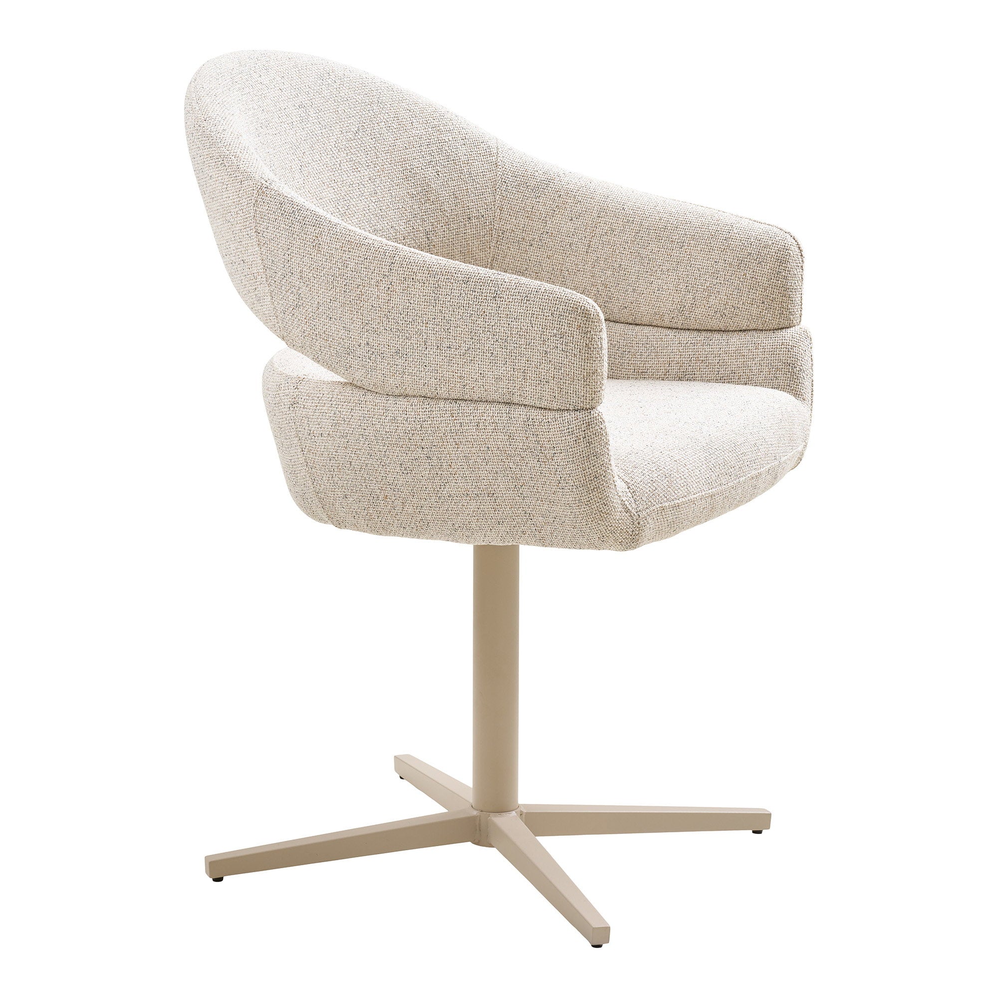 Dover Dining Chair — Beige marbled