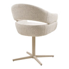 Dover Dining Chair — Beige marbled