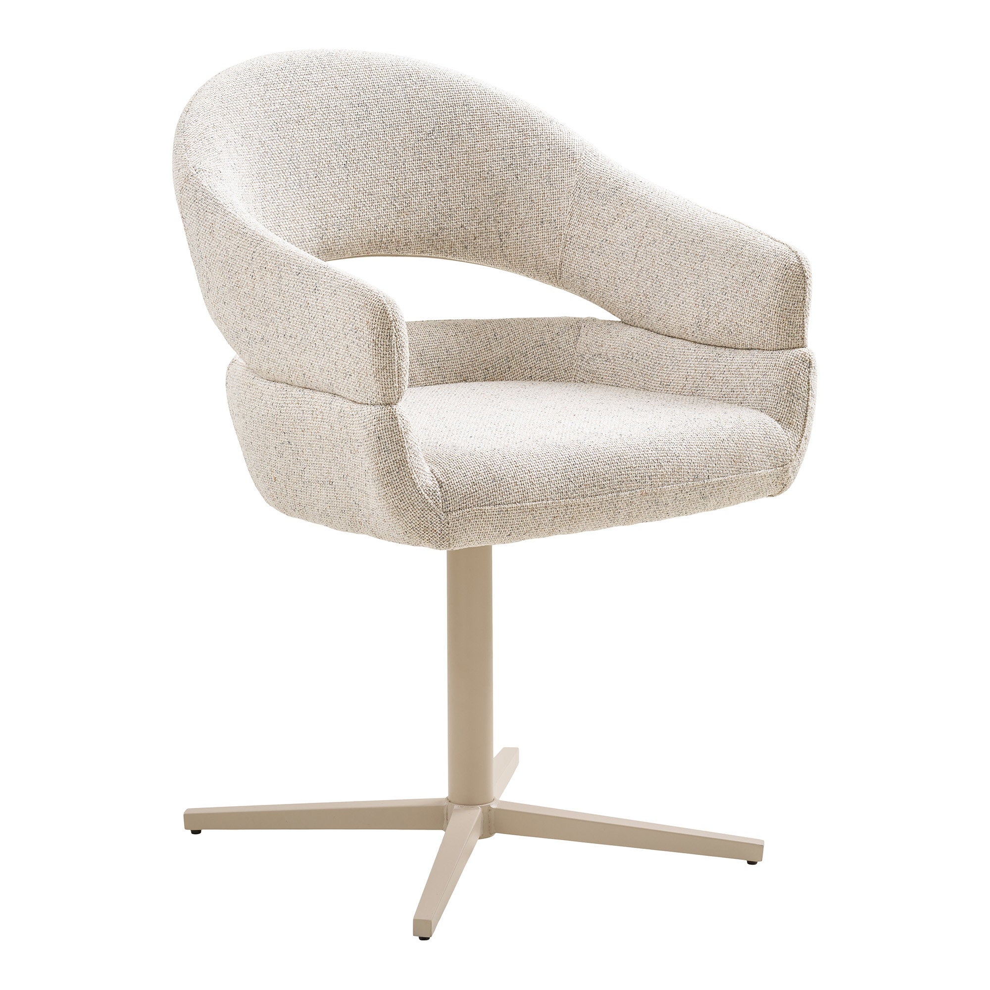 Dover Dining Chair — Beige marbled