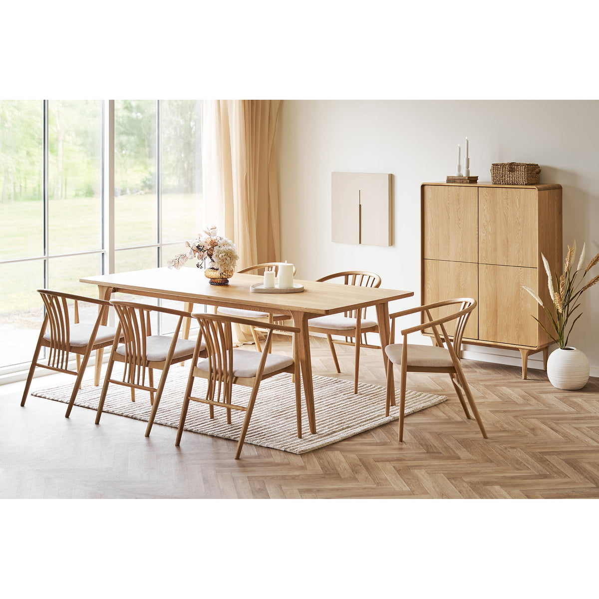Agustin Dining Chair — Natural