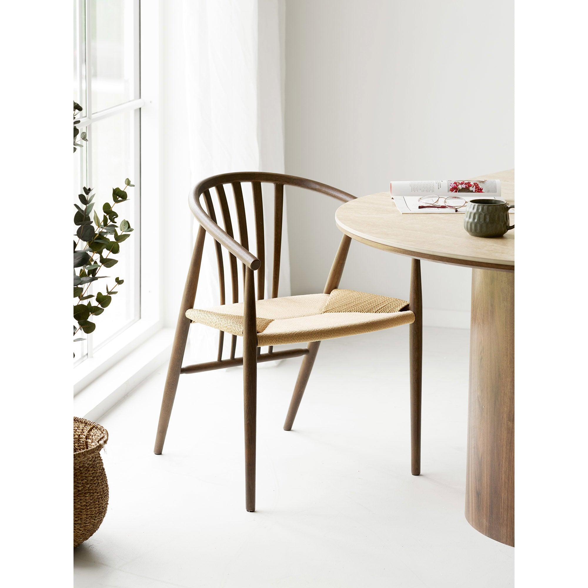 Agustin Dining Chair — Smoked